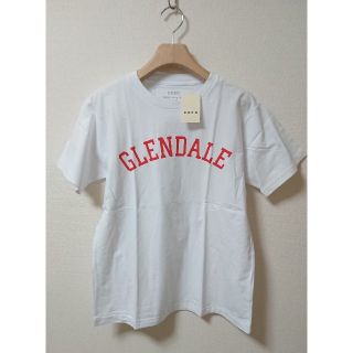 コーエン(coen)の新品 コーエン カレッジ ロゴ プリント Tシャツ 半袖 トップス(Tシャツ(半袖/袖なし))