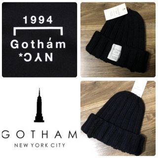 ゴッサム(GOTHAM)のゴッサム ニューヨーク　ビーニー　ニット帽(ニット帽/ビーニー)