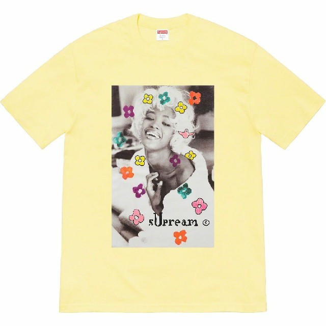 supreme20ss 立ち上げ Naomi Tee イエローLサイズ  送料込