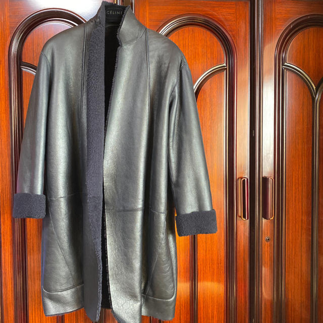 celine(セリーヌ)のセリーヌ　羊革　ムートンコート　リバーシブル レディースのジャケット/アウター(ムートンコート)の商品写真