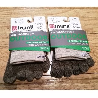 モンベル(mont bell)のinjinji インジンジ アウトドア 5本指ソックス 25.5㎝〜27㎝ M(ソックス)