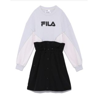 フィラ(FILA)のSNIDEL  スナイデル FILAスウェットワンピース(ミニワンピース)