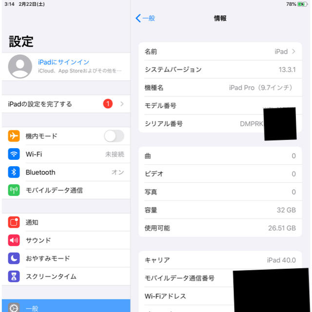 【9.7inch】iPad Pro 【wifi + cellular】 3