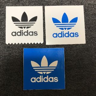 アディダス(adidas)の「他店7.3cm横7cm」adidas アディダス　ステッカー　3枚セット(その他)