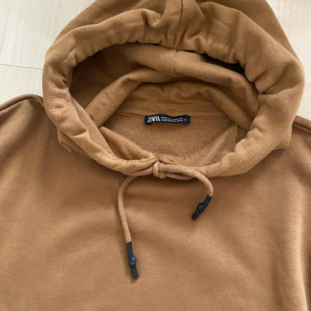 ZARA(ザラ)のZARA パーカー　ブラウン レディースのトップス(パーカー)の商品写真