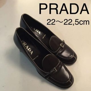 プラダ(PRADA)のプラダ PRADA 靴 35 ローファーヒール  22，5cm(ハイヒール/パンプス)