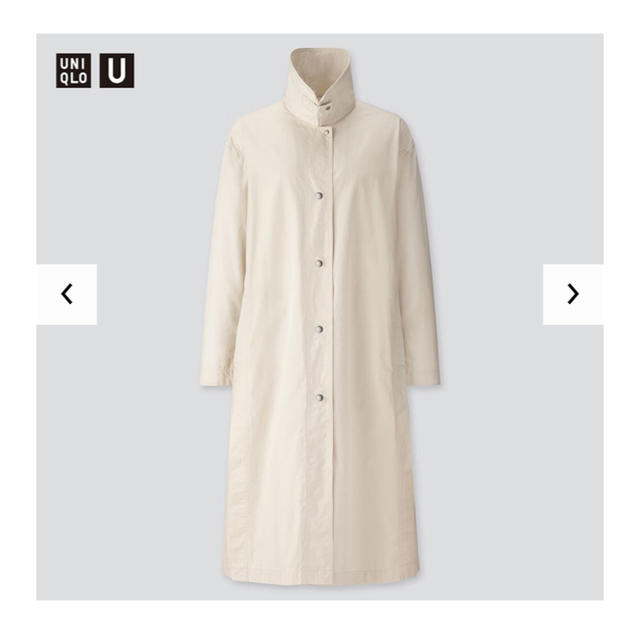 【新品未使用タグ付き】uniqlo u ライトロングコート　L natural