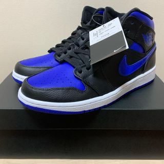 ナイキ(NIKE)のAJ1 Mid ロイヤルブルー　27.5(スニーカー)