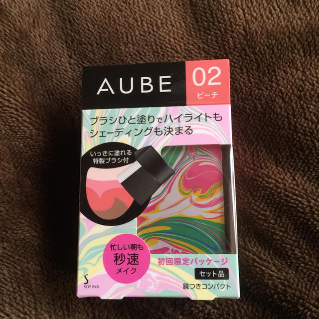 AUBE(オーブ)のオーブ ブラシひと塗りチーク 02 コスメ/美容のベースメイク/化粧品(チーク)の商品写真