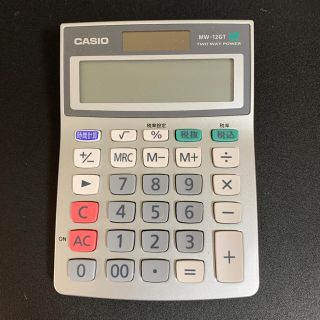 カシオ(CASIO)のカシオ電卓　MW-12GT-N(オフィス用品一般)