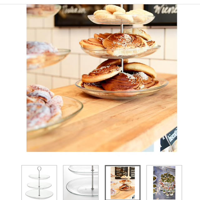 IKEA(イケア)のIKEA ケーキスタンド インテリア/住まい/日用品のキッチン/食器(食器)の商品写真