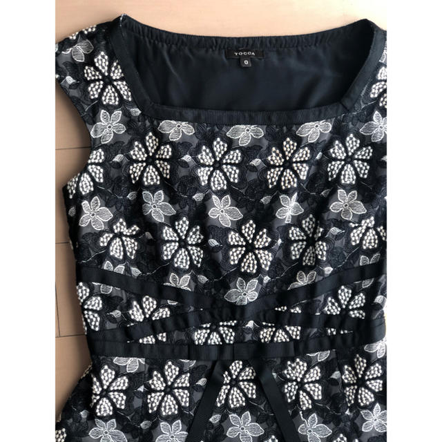 新品　トッカ　ドレス　ワンピース　CINDERELLA　ジャカード素材　サイズ0