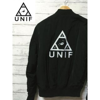 ユニフ(UNIF)のUNIF MA-1 フライトジャケットS ☆訳あり格安☆(ミリタリージャケット)