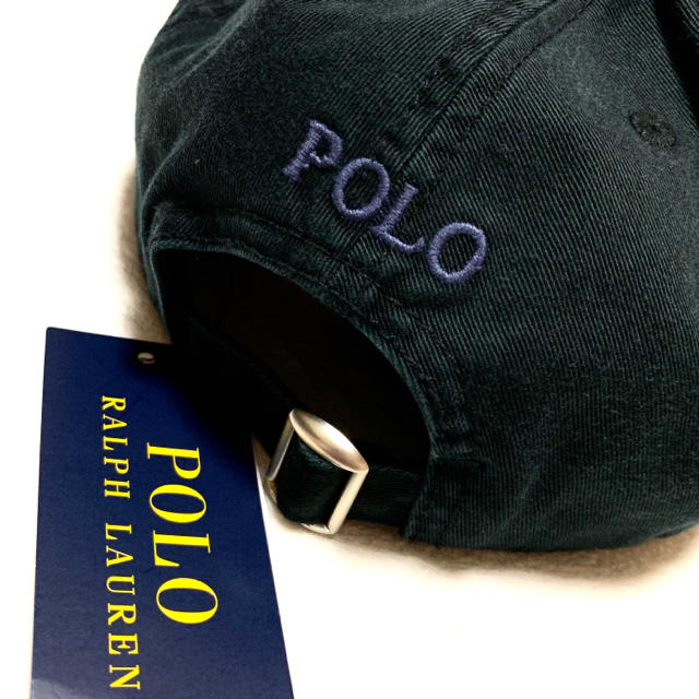 POLO RALPH LAUREN(ポロラルフローレン)の56㎝ / 8-20 / ブラック 新品 クラシック スポーツ キャップ キッズ/ベビー/マタニティのこども用ファッション小物(帽子)の商品写真