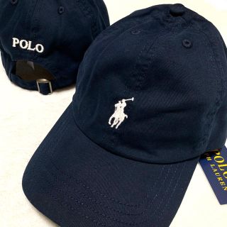 ポロラルフローレン(POLO RALPH LAUREN)の56㎝ / 8-20 / ネイビー 新品 クラシック スポーツ キャップ(帽子)