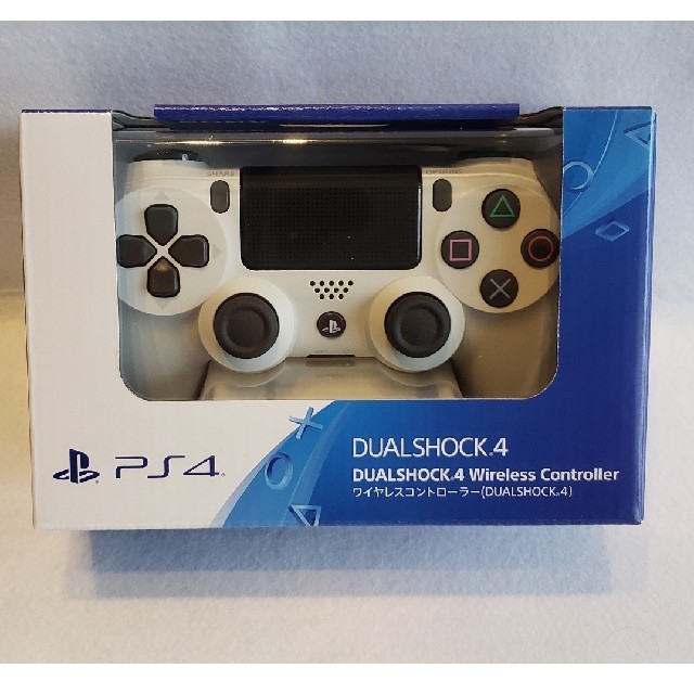 【新品】PS4 DUALSHOCK4 純正コントローラー グレイシャーホワイト