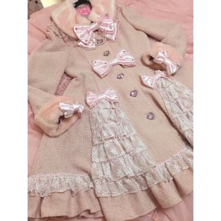 アンジェリックプリティー(Angelic Pretty)のハートジュエルボタンが可愛いコート♡(その他)