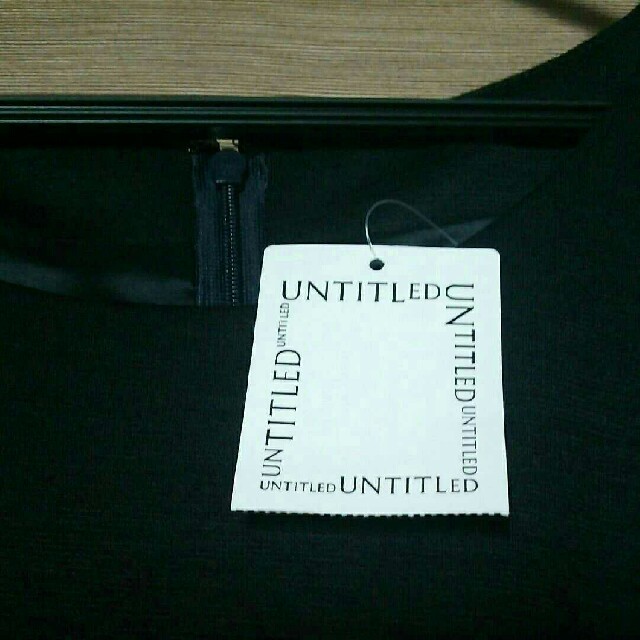 UNTITLED(アンタイトル)のアンタイトル 濃紺 ネイビー ワンピース サイズ3 レディースのワンピース(ひざ丈ワンピース)の商品写真