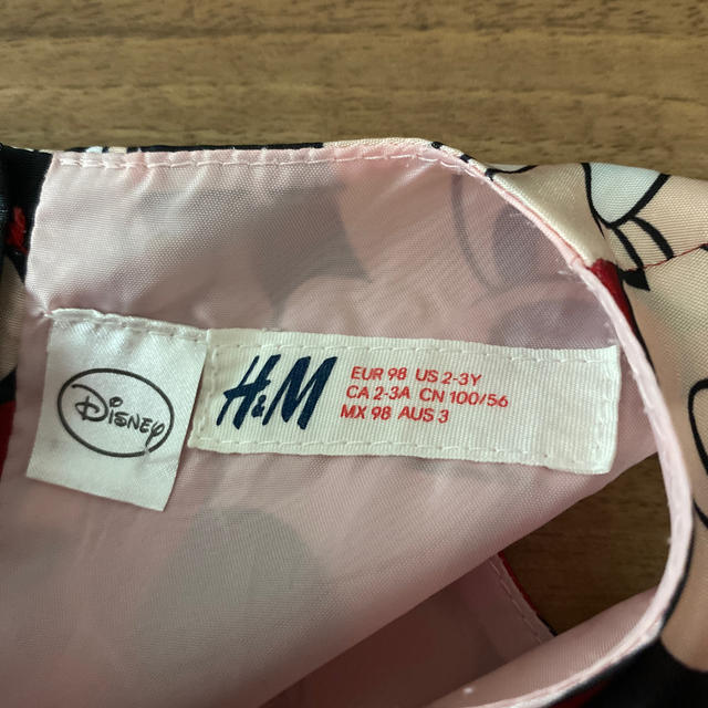 H&M(エイチアンドエム)のミニー　ワンピース　ドレス キッズ/ベビー/マタニティのキッズ服女の子用(90cm~)(ワンピース)の商品写真