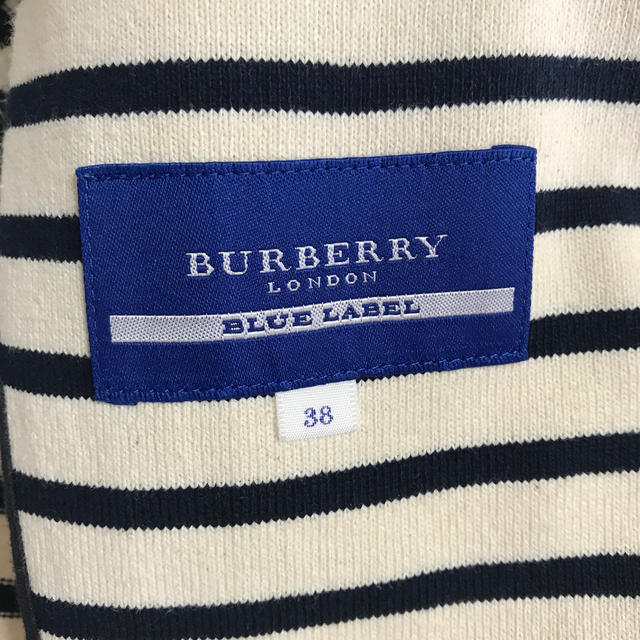 BURBERRY BLUE LABEL(バーバリーブルーレーベル)のバーバリーブルーレーベル　ニットジャケット レディースのジャケット/アウター(テーラードジャケット)の商品写真