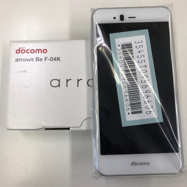 arrows(アローズ)のarrows Be ホワイト 32 GB SIMフリー スマホ/家電/カメラのスマートフォン/携帯電話(スマートフォン本体)の商品写真