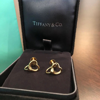 ティファニー(Tiffany & Co.)の【ゆかいちん様ご専用】TIFFANY&Co. オープンハートイヤリング ゴールド(イヤリング)