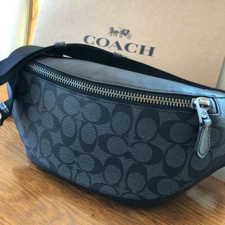 コーチ(COACH)のコーチ ボディバッグ メンズ COACH ウエストバッグ 斜め掛け シグネチャー(ボディーバッグ)