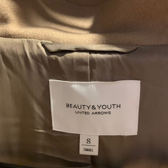 BEAUTY&YOUTH UNITED ARROWS(ビューティアンドユースユナイテッドアローズ)のpan様専用BY メルトンスタンドカラーベルトコート レディースのジャケット/アウター(ロングコート)の商品写真