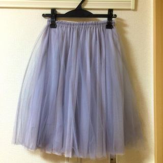 トッコ(tocco)のtocco♡ラベンダーシフォンスカート(ひざ丈スカート)