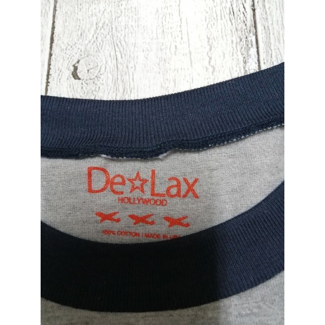 男女兼用!DELAX!7分丈ロンTシャツ!L メンズのトップス(Tシャツ/カットソー(七分/長袖))の商品写真