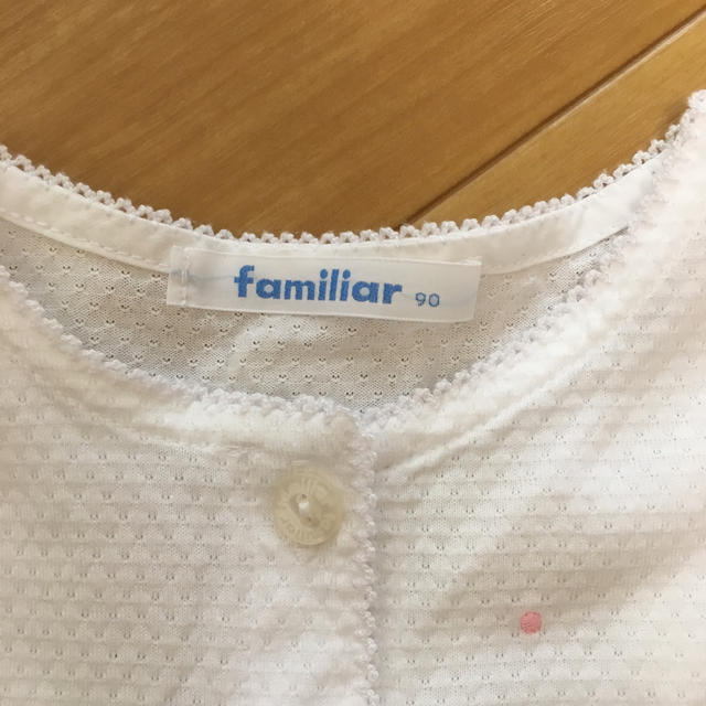 familiar(ファミリア)のゆり様専用☆ファミリア カーディガン 90 キッズ/ベビー/マタニティのキッズ服女の子用(90cm~)(カーディガン)の商品写真