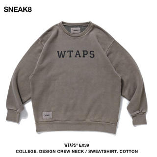 ダブルタップス(W)taps)のWTAPS COLLEGE DESIGN CREWNECK(パーカー)