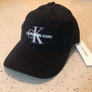 カルバンクライン(Calvin Klein)のCK 黒　キャップ　カルバンクライン　帽子(キャップ)