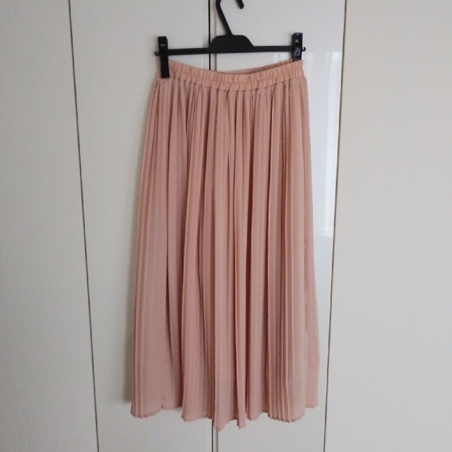プリーツスカート ピンク レディースのスカート(ロングスカート)の商品写真