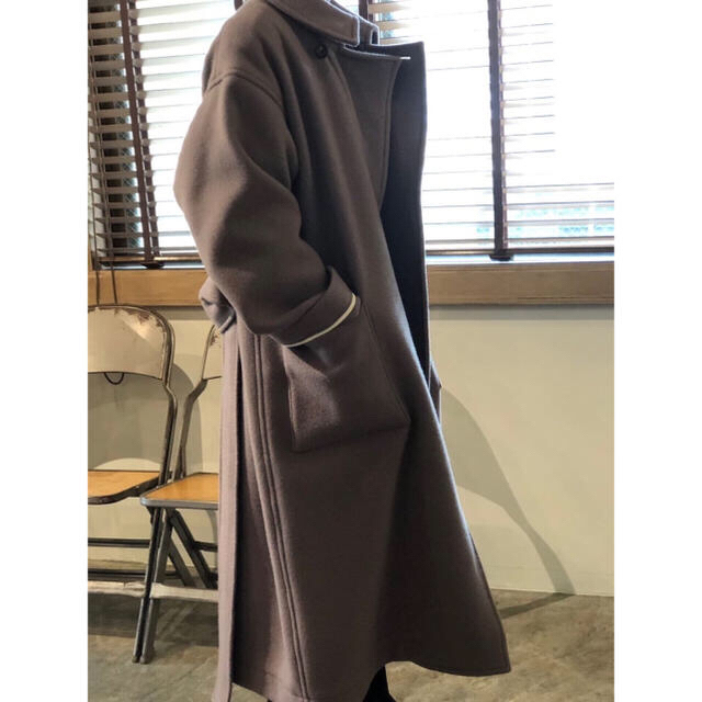 SUNSEA(サンシー)のatha 19aw melton maxi coat レディースのジャケット/アウター(ロングコート)の商品写真