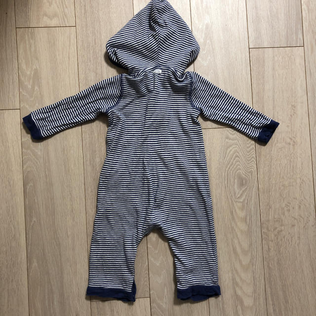 babyGAP(ベビーギャップ)のベビーギャップ　フード付き　ロンパース 70 キッズ/ベビー/マタニティのベビー服(~85cm)(ロンパース)の商品写真