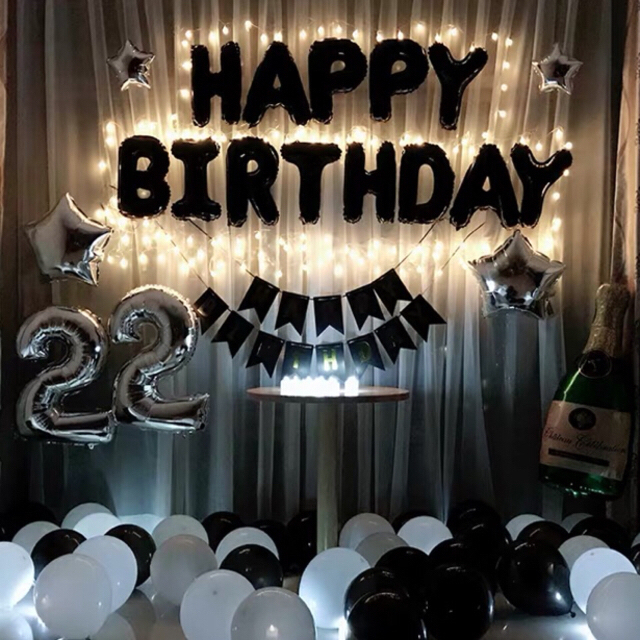 豪華63点セット 誕生日 パーティー 風船 数字バルーン モノトーンの通販 by smile ◡̈*❤︎|ラクマ 豪華63点セット 誕生日 パーティー 風船 数字バルーン モノトーンの通販 by smile ◡̈*❤︎|ラクマ
