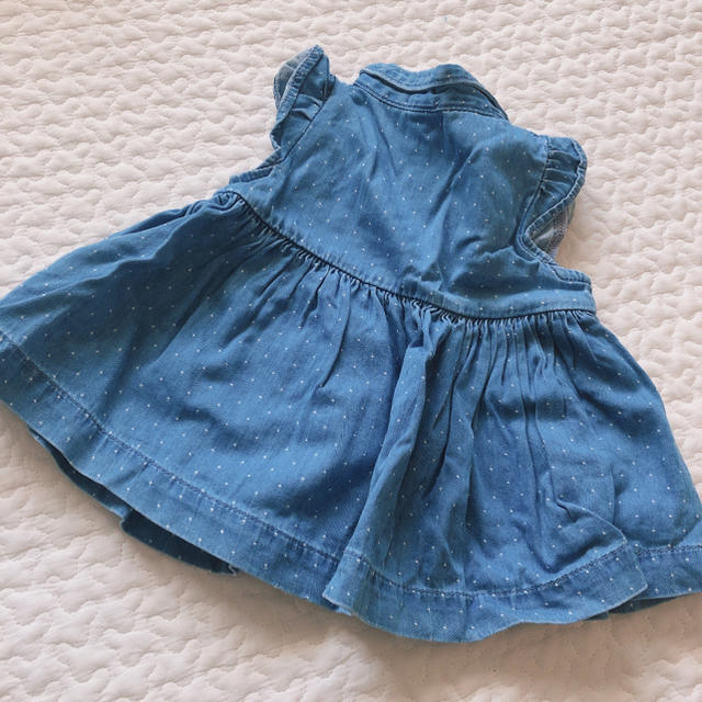 babyGAP(ベビーギャップ)のまゆ様専用baby GAP☆デニムワンピース キッズ/ベビー/マタニティのベビー服(~85cm)(ワンピース)の商品写真