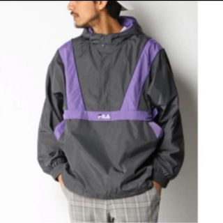 フィラ(FILA)の新品　フィラ　アノラックジャケット　チャコールグレー　M(ナイロンジャケット)