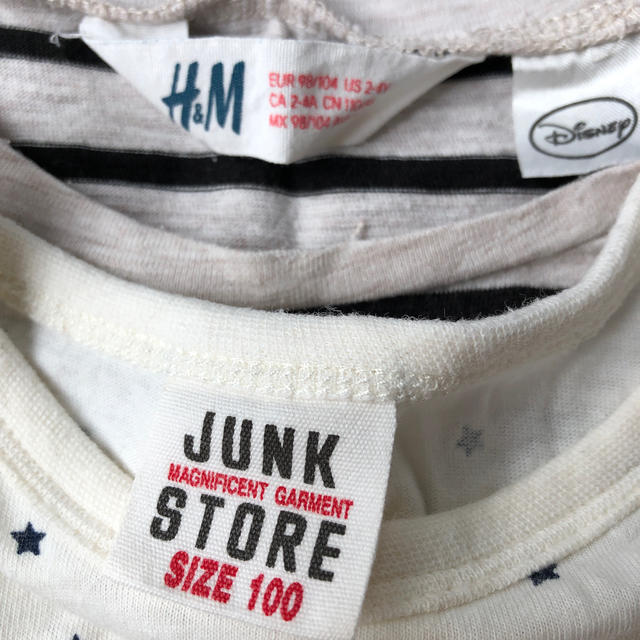 JUNK STORE(ジャンクストアー)の半袖　Tシャツ　ディズニー　ミニー  100 キッズ/ベビー/マタニティのキッズ服女の子用(90cm~)(Tシャツ/カットソー)の商品写真