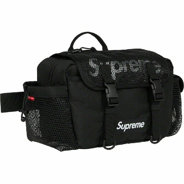 supreme20ss 立ち上げ Waist Bag 黒 ウエストバック 送料込ウエストポーチ