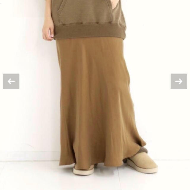 DEUXIEME CLASSE(ドゥーズィエムクラス)のドゥーズィエムクラス maxi スカート ブラウン レディースのスカート(ロングスカート)の商品写真