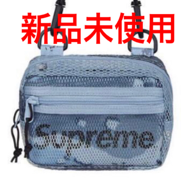 20ss supreme shoulder bag blue camo