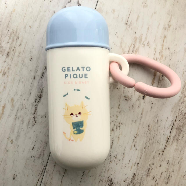 gelato pique(ジェラートピケ)のジェラートピケ ストローマグとスナックケースのセット キッズ/ベビー/マタニティの授乳/お食事用品(マグカップ)の商品写真