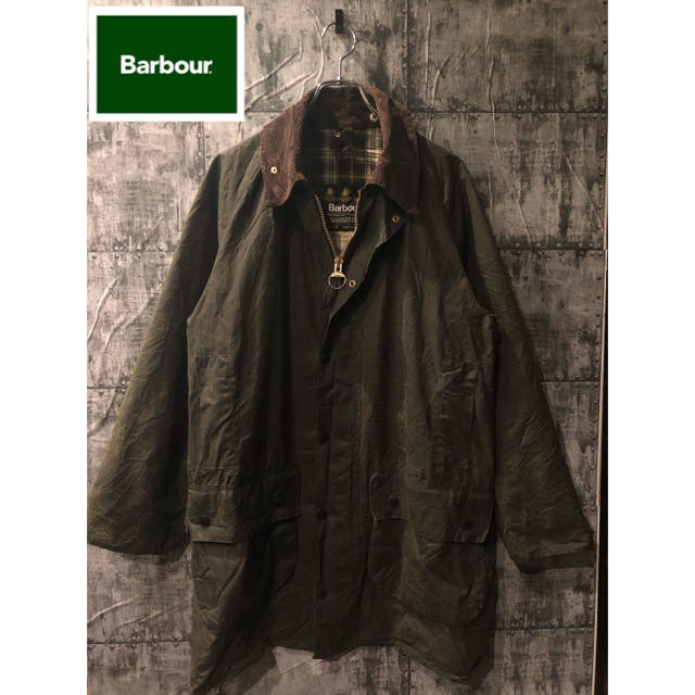 90s vintage barbour border green  バブアーゴッドセレクション