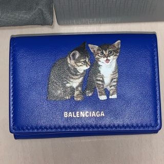 バレンシアガ(Balenciaga)のバレンシアガ レザー ミニウォレット 新品未使用 キャット(財布)