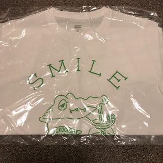 グラニフ(Design Tshirts Store graniph)の新品未使用 グラニフ ユニセックスTシャツ SS ワニ  SMILE(Tシャツ/カットソー(半袖/袖なし))