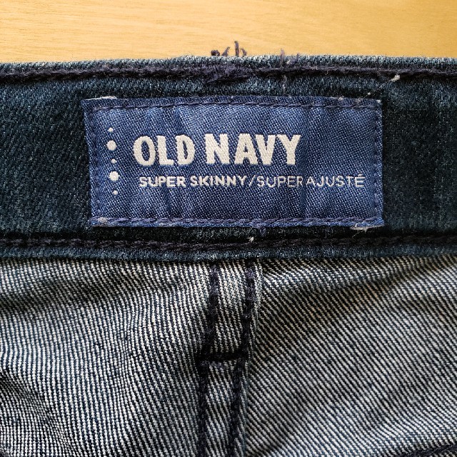 Old Navy(オールドネイビー)のオールドネイビー　スキニーデニム14 キッズ/ベビー/マタニティのキッズ服女の子用(90cm~)(パンツ/スパッツ)の商品写真