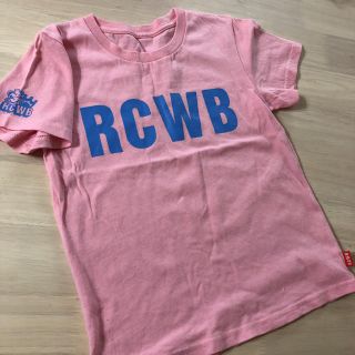 ロデオクラウンズワイドボウル(RODEO CROWNS WIDE BOWL)のRCWB ロデオクラウンズ  半袖　Tシャツ　110 kids L ピンク(Tシャツ/カットソー)