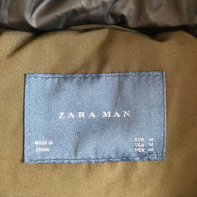 ZARA(ザラ)のザラ 【ZARA 】フーテッドパーカー　コート　カーキ メンズのトップス(パーカー)の商品写真